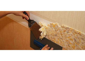 Как удалить жидкие обои?