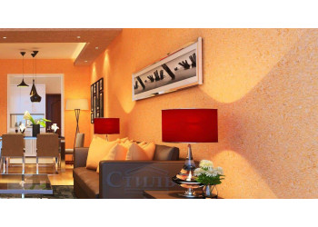 Жидкие обои в гостиной: актуальные и интересные решения Жидкие обои в гостиной: актуальные и интересные решения