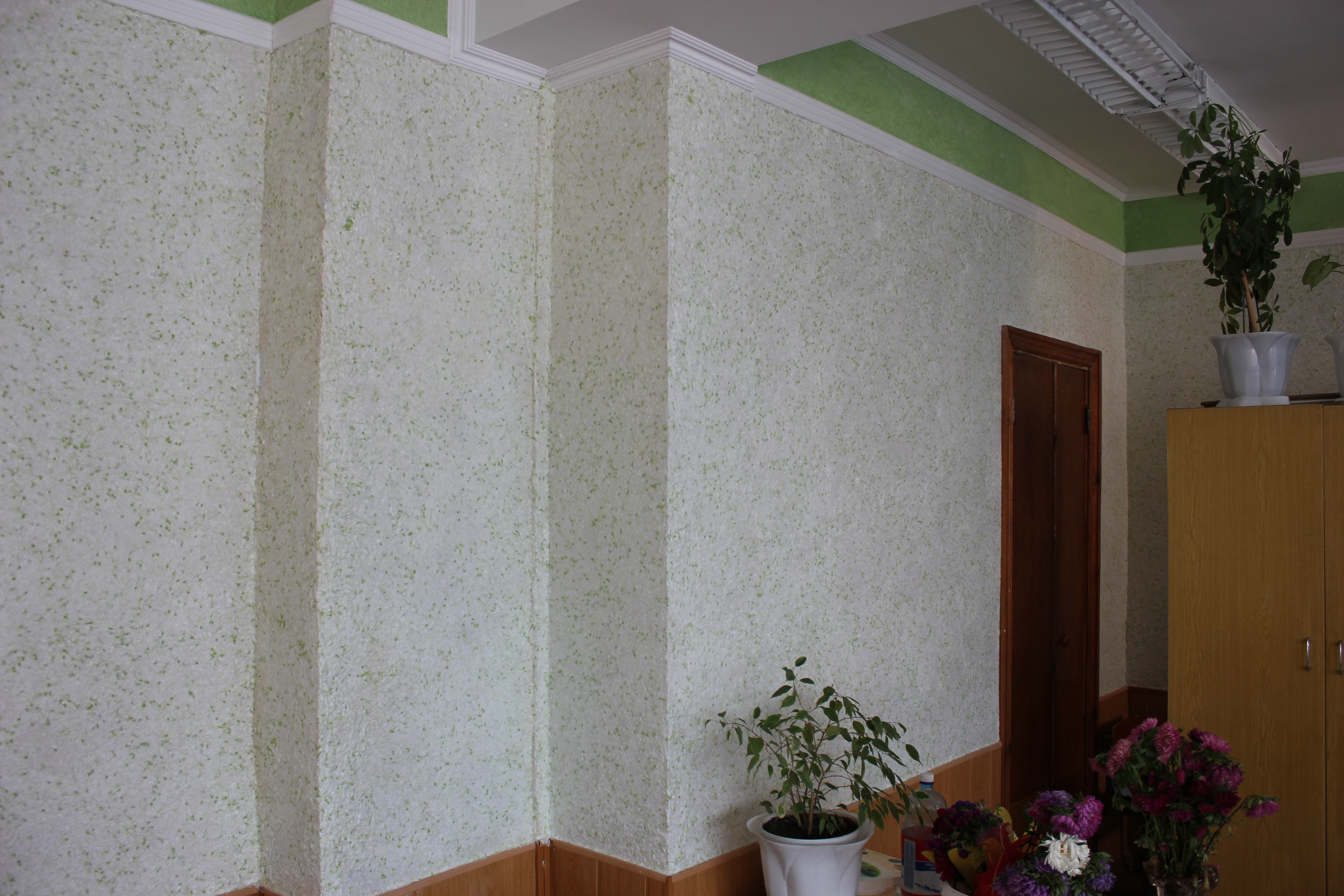 рідкі шпалери в школі