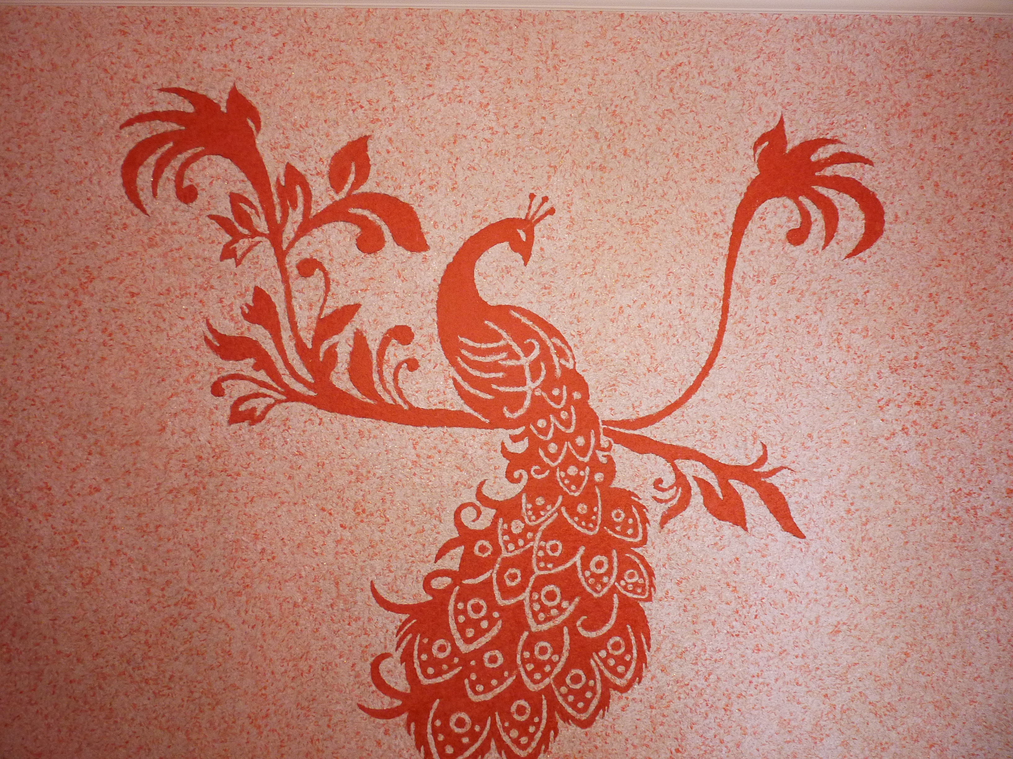 Шовкова штукатурка з малюнком