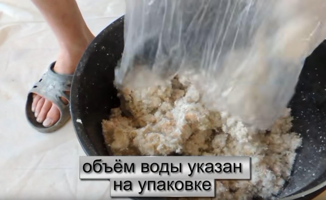 работа жидкими обоями