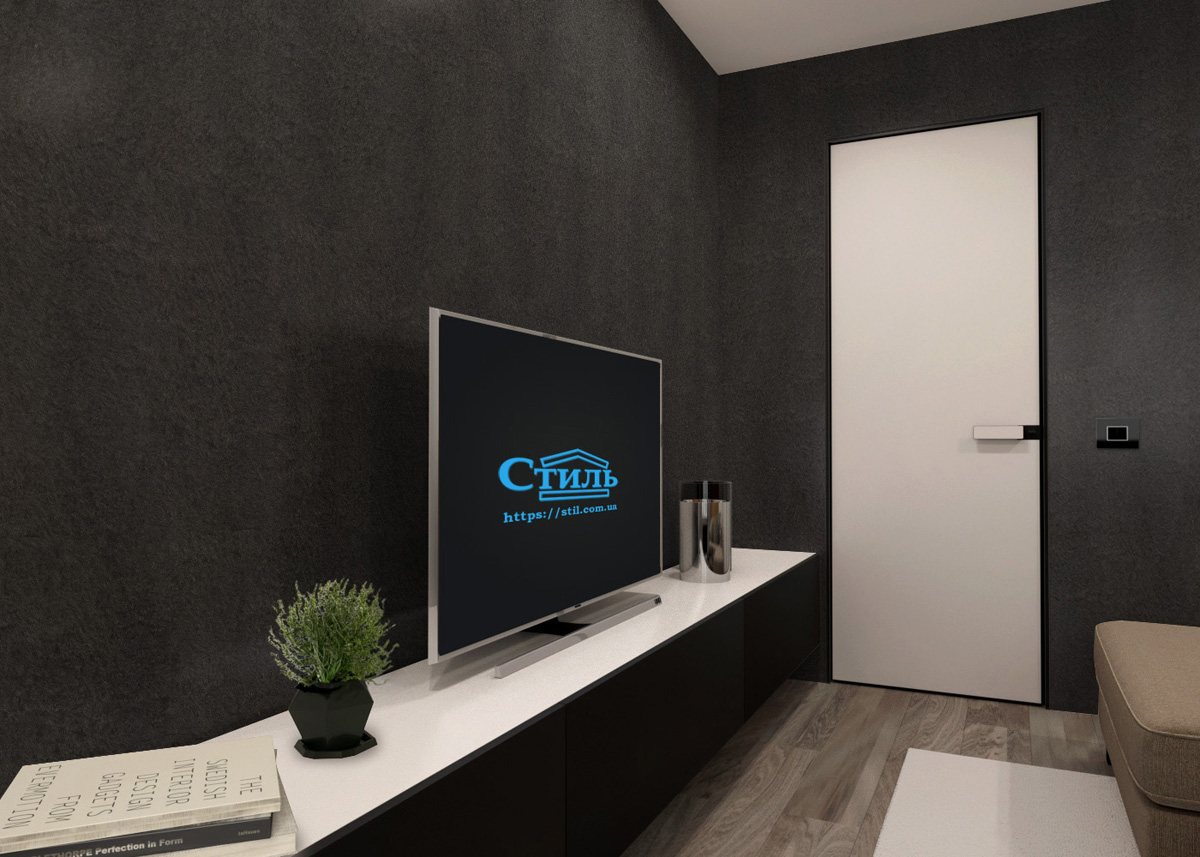 черные жидкие обои