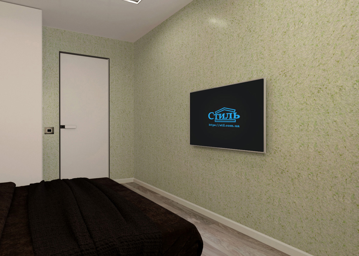 рідкі шпалери салатового кольору